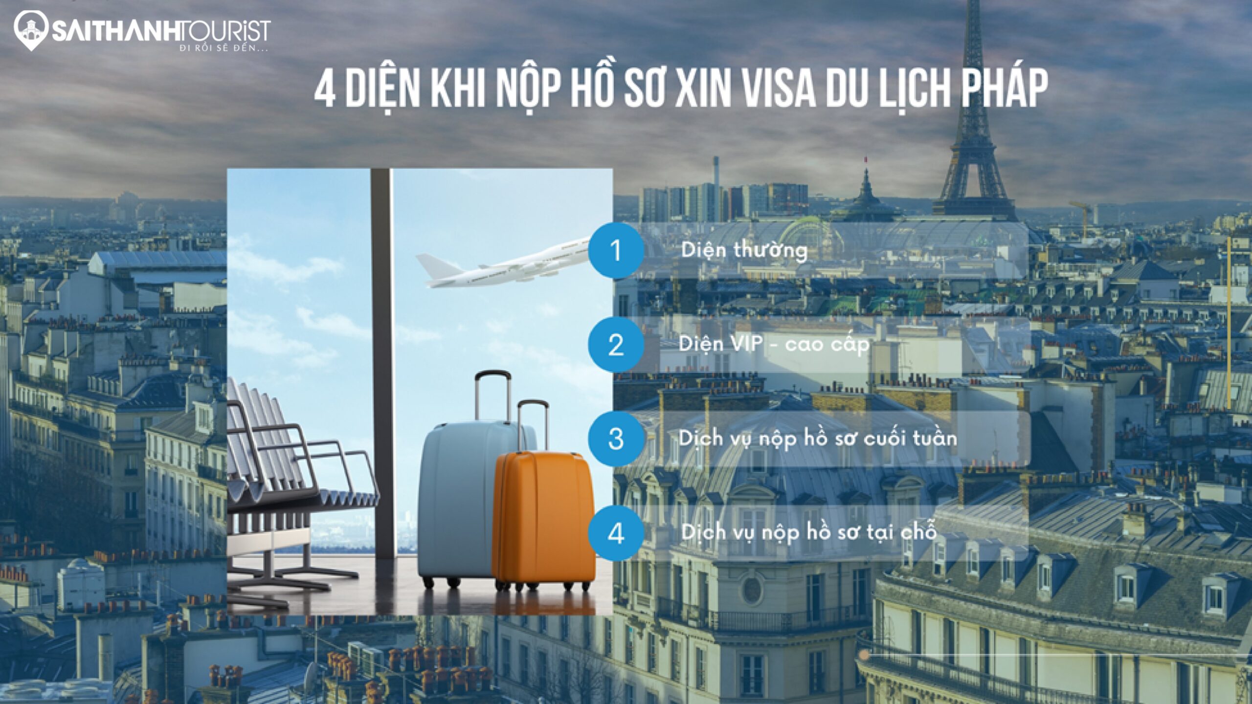 4 DIỆN VISA PHÁP