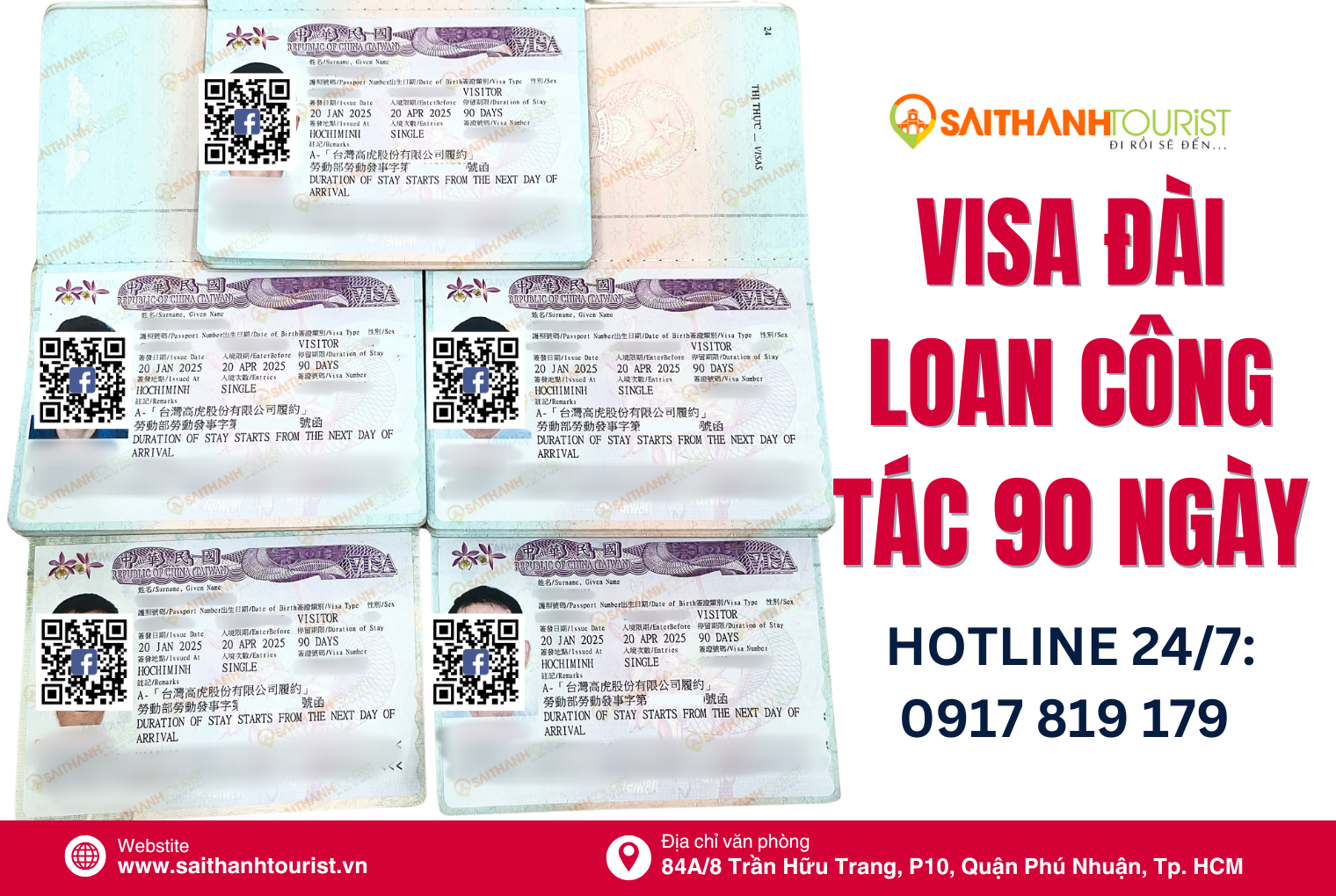VISA ĐÀI LOAN CÔNG TÁC