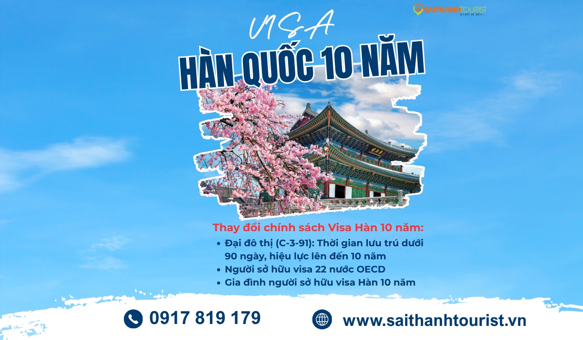 Visa Hàn Quốc 10 năm