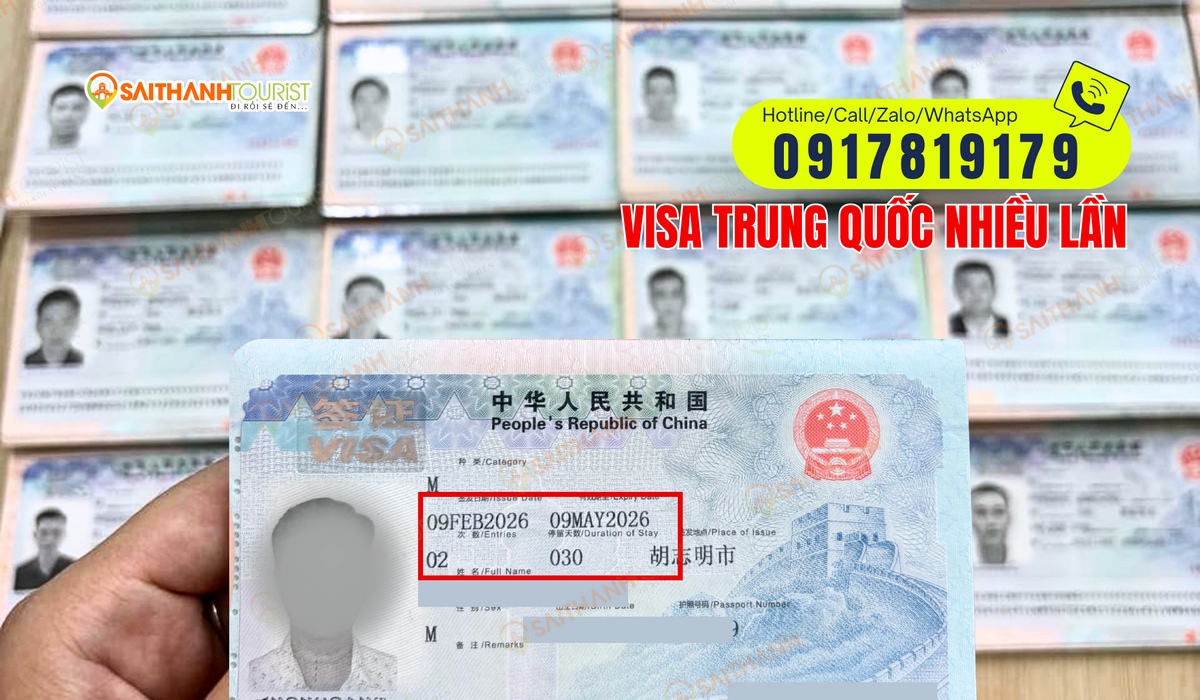 Visa Trung Quốc Nhiều lần