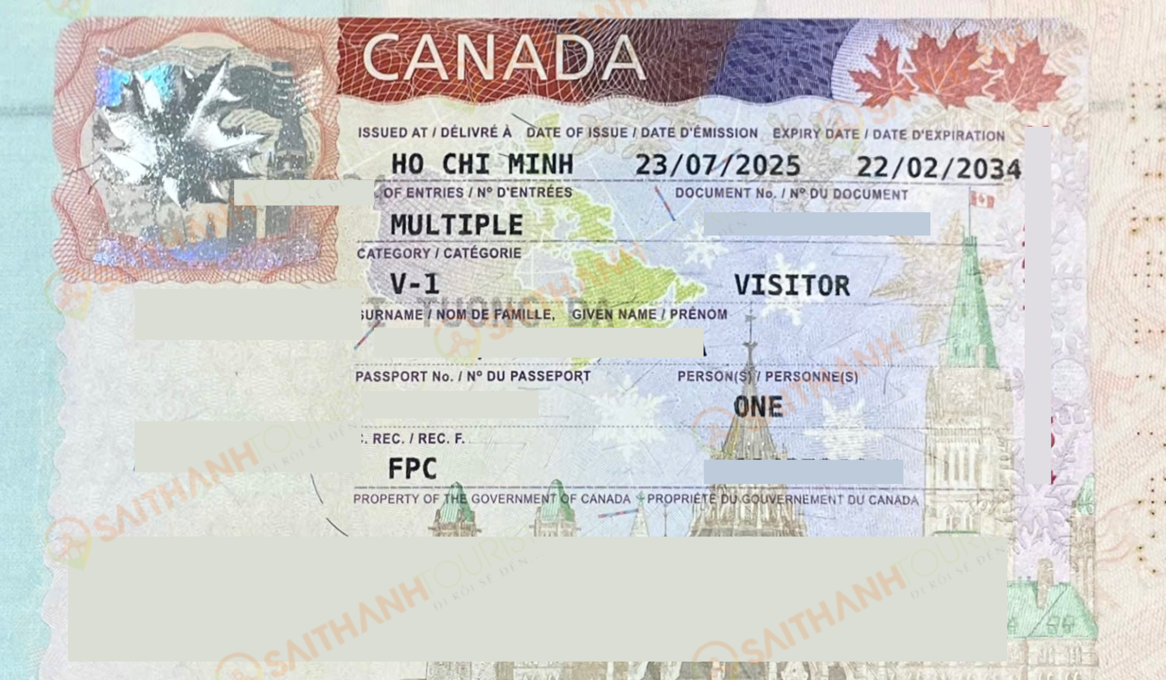 VISA CANADA