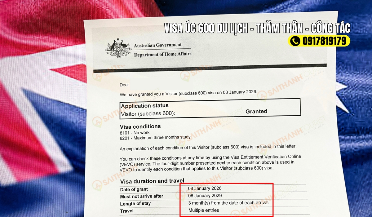 Mẫu thư mời thăm thân úc chuẩn mới nhất