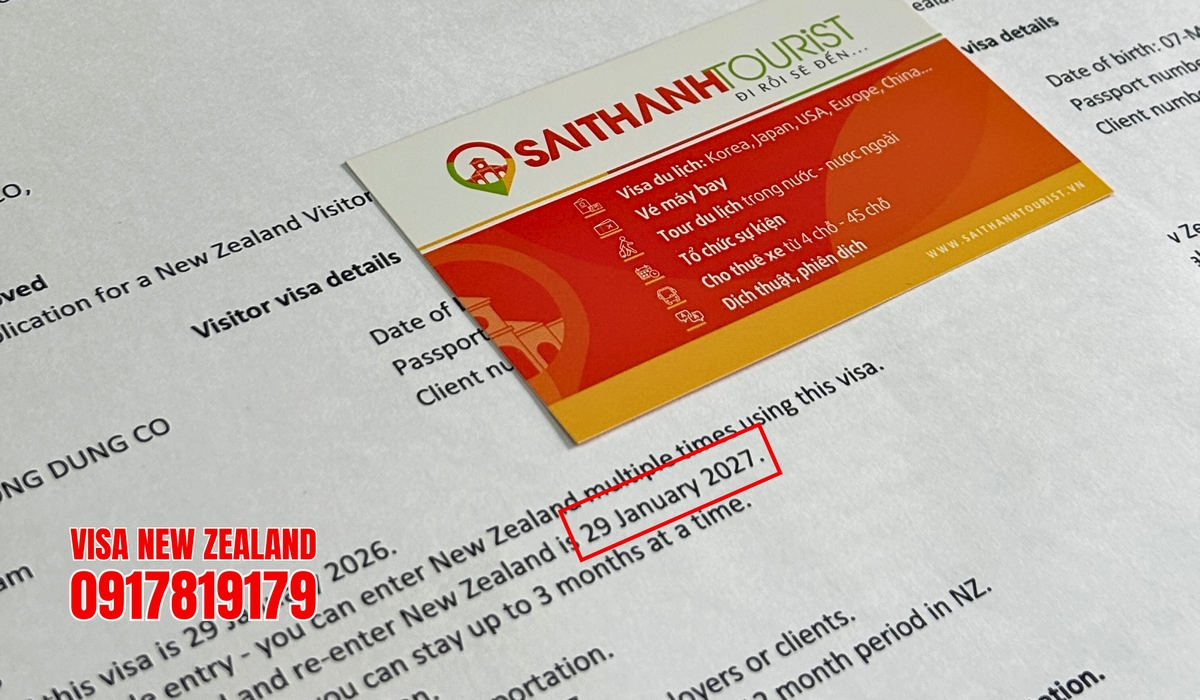 Xin Visa New Zealand có cần trình diện lăn tay không