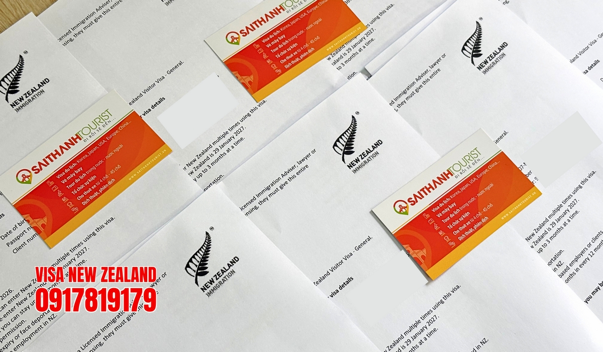Dịch vụ làm Visa New Zealand Trọn Gói tại Sài Thành Tourist