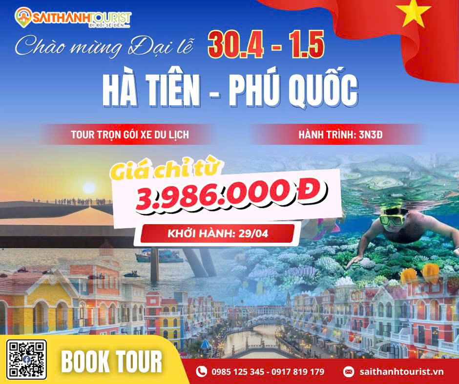 Tour Hà Tiên Phú Quốc