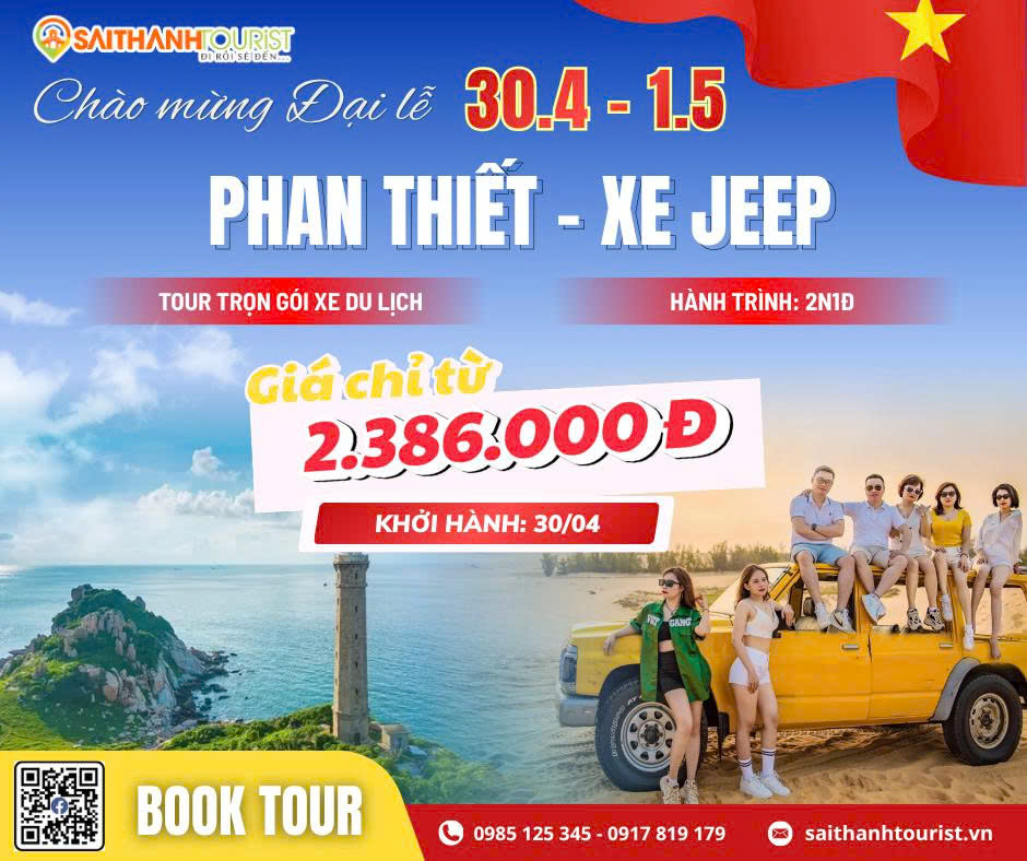 Tour Phan Thiết xe Jeep