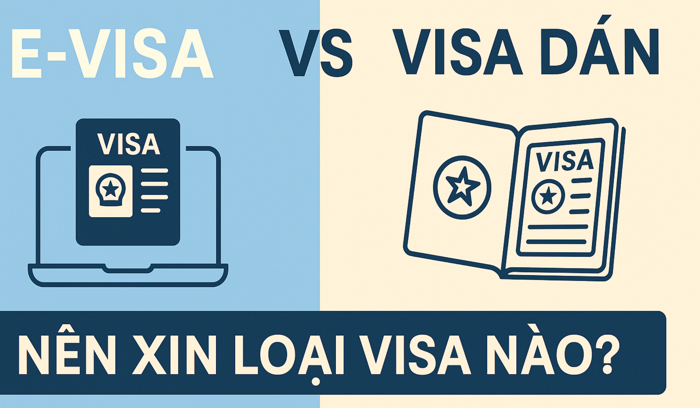 So sánh Evisa Việt Nam và Visa dán truyền thống – Nên chọn loại nào?