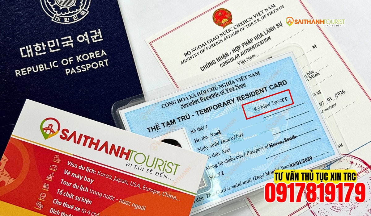 Thẻ tạm trú diện kết hôn Ký hiệu TT