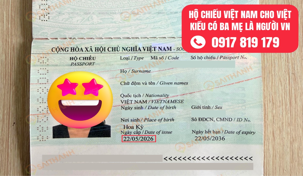 Thủ tục xin hộ chiếu Việt Nam cho Việt kiều