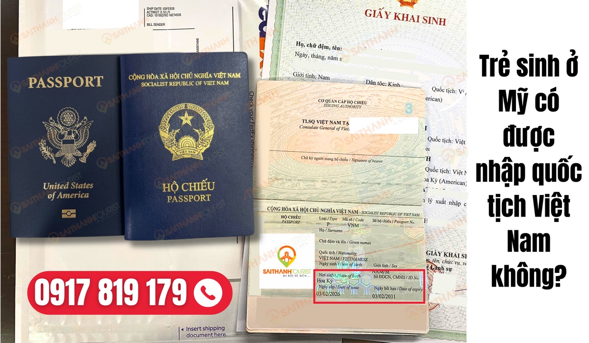 Trẻ em sinh ở Mỹ có được Nhập quốc tịch Việt Nam 