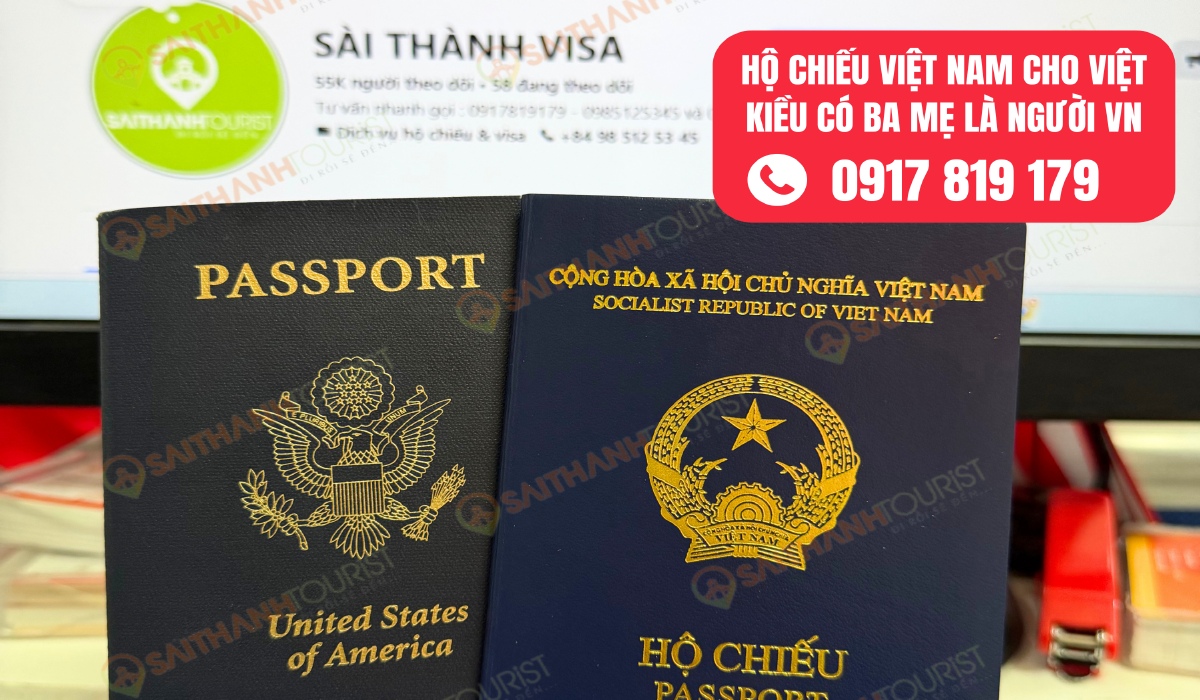 Hướng dẫn xin cấp hộ chiếu Việt Nam cho Việt kiều không có CCCD cũ
