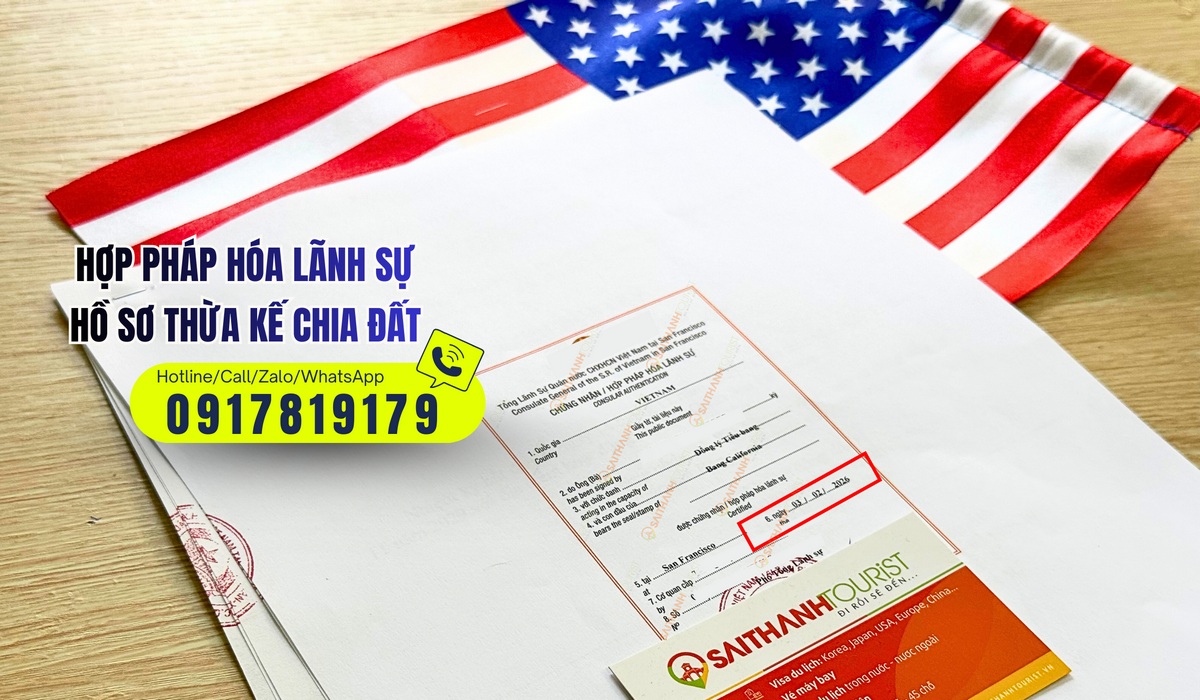 Hợp pháp hoá lãnh sự hồ sơ thừa kế