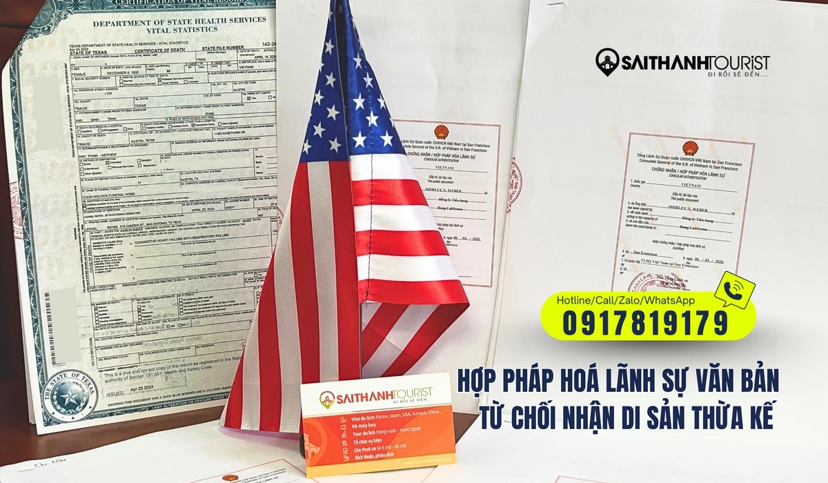 HPHLS văn bản từ chối nhận di sản thừa kế