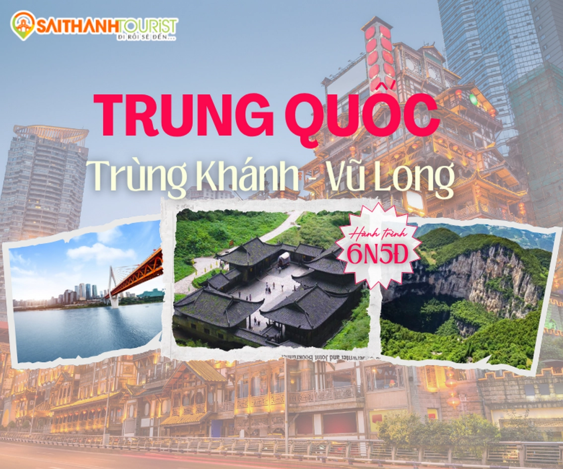 TOUR NO SHOP - TRÙNG KHÁNH - VŨ LONG 6N5Đ