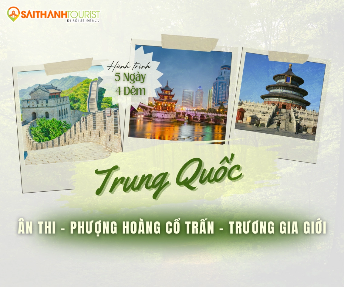 ÂN THI - PHƯỢNG HOÀNG CỔ TRẤN - TRƯƠNG GIA GIỚI 5N4Đ| VIETJET AIR