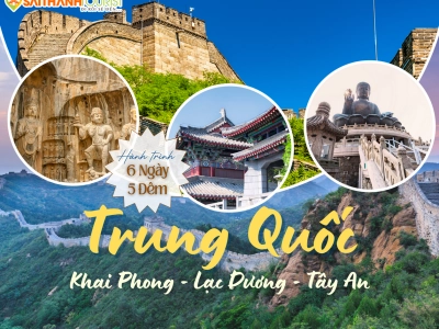 NOSHOP KHAI PHONG - THIẾU LÂM TỰ - LẠC DƯƠNG - HOA SƠN - TÂY AN 6N5Đ | CHINA SOUTHERN AIRLINES