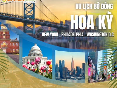 BỜ ĐÔNG: NEW YORK - PHILADELPHIA - WASHINGTON D.C