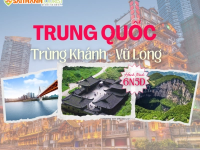 TOUR NO SHOP - TRÙNG KHÁNH - VŨ LONG 6N5Đ