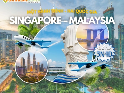 SINGAPORE - MALAYSIA 5N4Đ (VIETNAM AIRLINE)