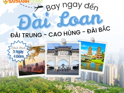 ĐÀI TRUNG -CAO HÙNG- ĐÀI BẮC 5N4D