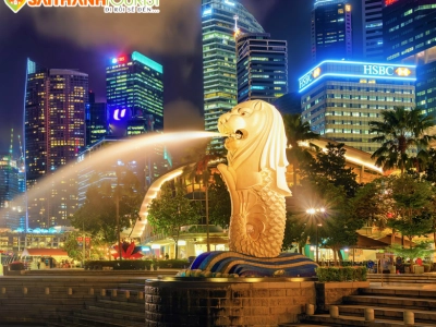 SINGAPORE - THÁC NƯỚC JEWEL - CHÙA RĂNG PHẬT