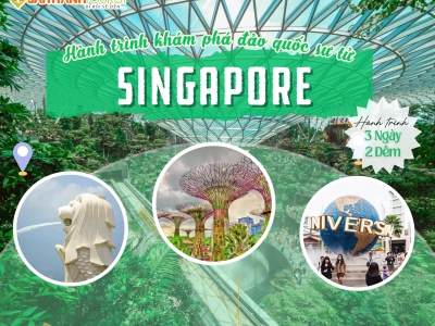 SINGAPORE - THÁC NƯỚC JEWEL - CHÙA RĂNG PHẬT