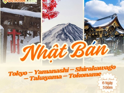 TOKYO - YAMANASHI - SHIRAKAWAGO - TAKAYAMA - GIFU - TOKONAME